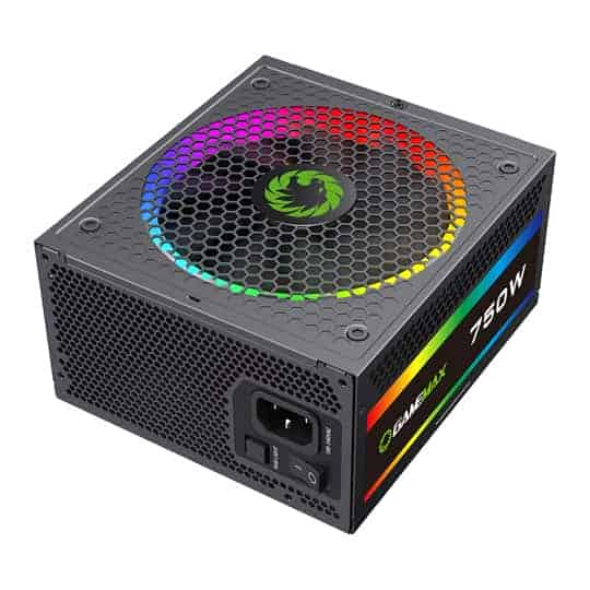 GameMax RGB-750 Pro 750 Watt Fully Modular 80+ Gold ARGB PSU/Power Supply